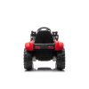 Dětský elektrický traktor s pohyblivou radlicí červený2