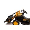 Dětský elektrický traktor s pohyblivou radlicí žlutý08