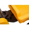 Dětský elektrický traktor s pohyblivou radlicí žlutý13