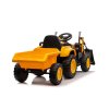 Dětský elektrický traktor s pohyblivou radlicí žlutý07