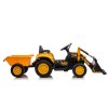 Dětský elektrický traktor s pohyblivou radlicí žlutý06