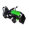 Dětský elektrický traktor s radlicí zelený4