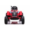 Dětský elektrický traktor s vlečkou T1 červený1