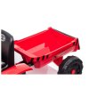 Dětský elektrický traktor s vlečkou T1 červený8