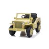 Dětský elektrický vojenský Jeep Willys 4x4 béžový3