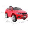 2454 1 elektricke auticko bmw x6 m cervene