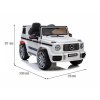 Elektrické autíčko Mercedes G63 AMG bílé7