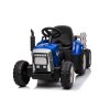 mamido Elektrický traktor s vlečkou T2 modrý2
