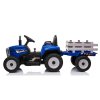 mamido Elektrický traktor s vlečkou T2 modrý3