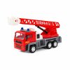 Hasičské auto s výsuvným žebříkem 70 cm červené2