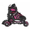 kolečkové brusle 39 43 růžové18