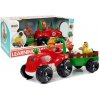 Traktor s přívěsem a zvířátky1