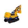 Excavator de călărie cu brațe galbene mobile