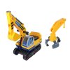 Excavator de călărie cu brațe galbene mobile