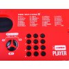 203852 8 klavesy keyboard s mikrofonem 61 klaves cervene