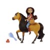 Papusa Mattel + cal Mustang Spiritul de libertate Spirit Doll pe un cal