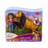 Papusa Mattel + cal Mustang Spiritul de libertate Spirit Doll pe un cal