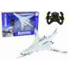 Avion de pasageri cu telecomanda RC alb
