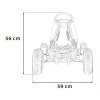 Dětská šlapací motokára AIR PerHour modrá02