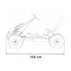 Dětská šlapací motokára AIR PerHour modrá03