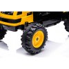 206786 14 detsky elektricky traktor s lopatou zluty