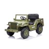 Mașină electrică de jucărie JH-103 verde măsliniu 4x4