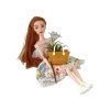 Papusa pentru copii Emily Autumn Red hair Flowers