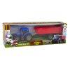 205316 4 zemedelsky traktor s privesem modry