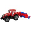 198882 1 traktor s trecim pohonem a pluhem cerveny
