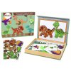 Set educativ de puzzle-uri magnetice cu motive de dinozauri