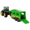 198825 2 zeleny traktor s privesem