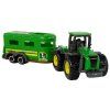 198825 3 zeleny traktor s privesem