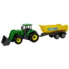 198828 1 zemedelsky traktor s privesem zeleny