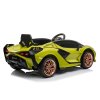 Dětské elektrické auto Lamborghini Sián zelené (8)