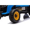 Dětský elektrický traktor BBH 030 s přívěsem modrý06