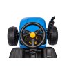 Dětský elektrický traktor BBH 030 s přívěsem modrý17