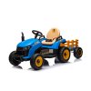 Dětský elektrický traktor BBH 030 s přívěsem modrý03