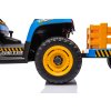 Dětský elektrický traktor BBH 030 s přívěsem modrý15