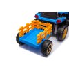 Dětský elektrický traktor BBH 030 s přívěsem modrý08