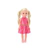 pol pl Lalka Rozowa Sukienka Kucyki Blond Wlosy Duza Laleczka 46cm 18174 3