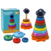 211228 drevena skladacka pyramida s planetami a kosmem 10 dilu