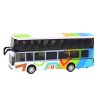211171 2 dvoupatrovy kovovy autobus s pohonem barevny se svetly a zvuky