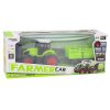 210139 4 rc traktor na dalkove ovladani s privesem 1 16 zeleny