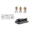 Set militar tanc, luptător, soldați cu sunete și lumini