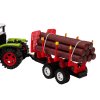212059 3 zeleny farmarsky traktor s privesem na drevo 9 kmenu