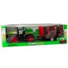 212059 4 zeleny farmarsky traktor s privesem na drevo 9 kmenu