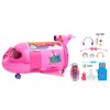 217789 1 ruzove duhove letadlo barbie extra fly minis panenka pilotka