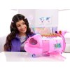 217789 2 ruzove duhove letadlo barbie extra fly minis panenka pilotka