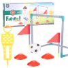 Set portiere de fotbal pentru copii cu minge si conuri