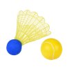 216175 2 sada na badminton a tenis s penovym mickem a kosikem